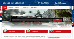 Desktop Screenshot of bigousedcars.com