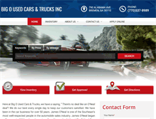 Tablet Screenshot of bigousedcars.com